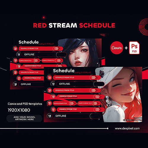 Red Stream Schedule Updated
