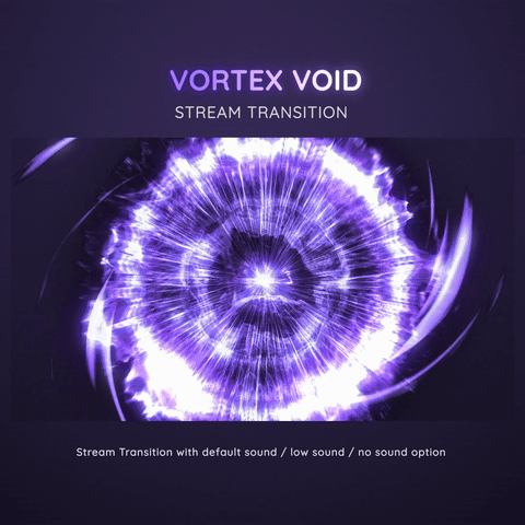 Vortex Void Spiral Transition OBS Stinger