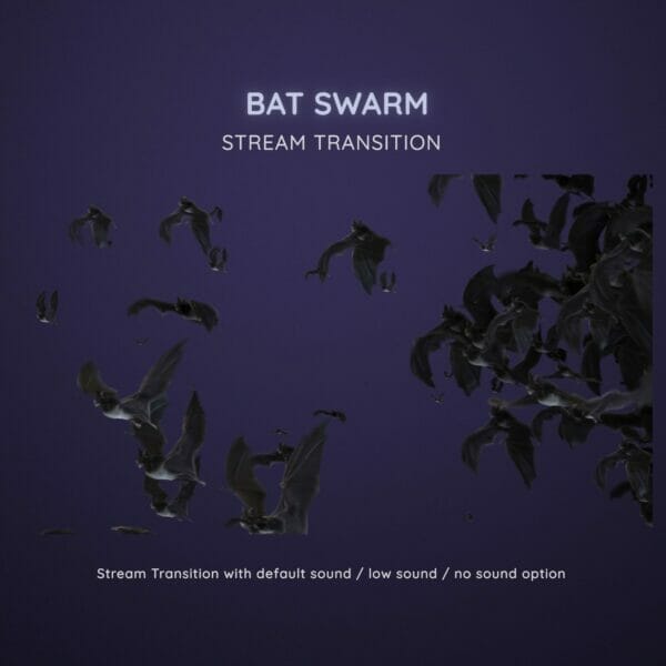 Bat Swarm Stream Transition Halloween Spooky Stinger