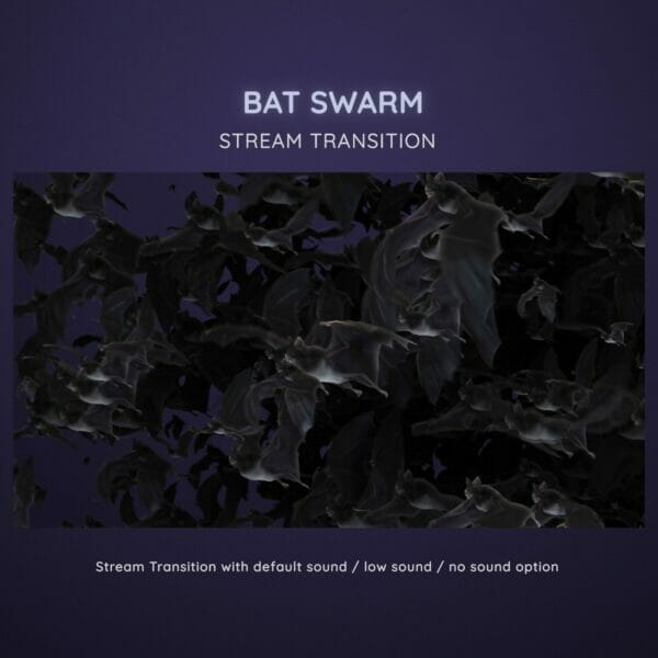 Bat Swarm Stream Transition Halloween Spooky Stinger 2