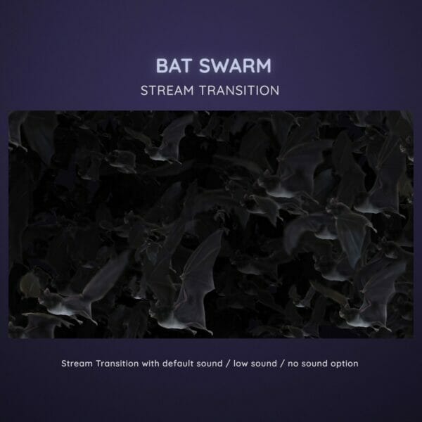 Bat Swarm Stream Transition Halloween Spooky Stinger 3