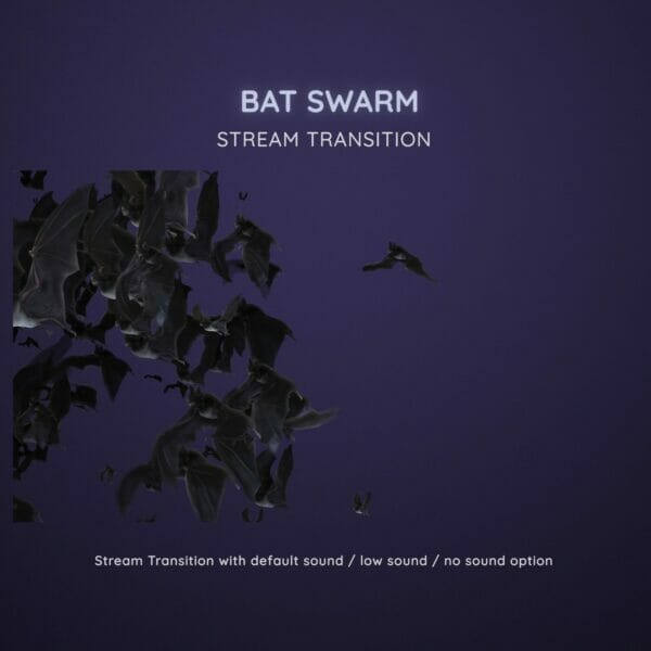 Bat Swarm Stream Transition Halloween Spooky Stinger 4
