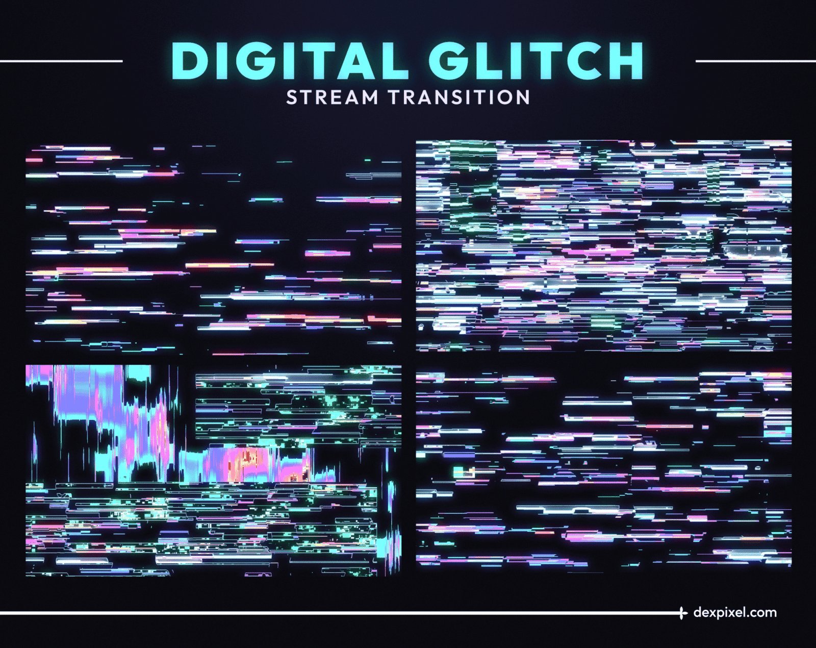 Neon Glitch Transition