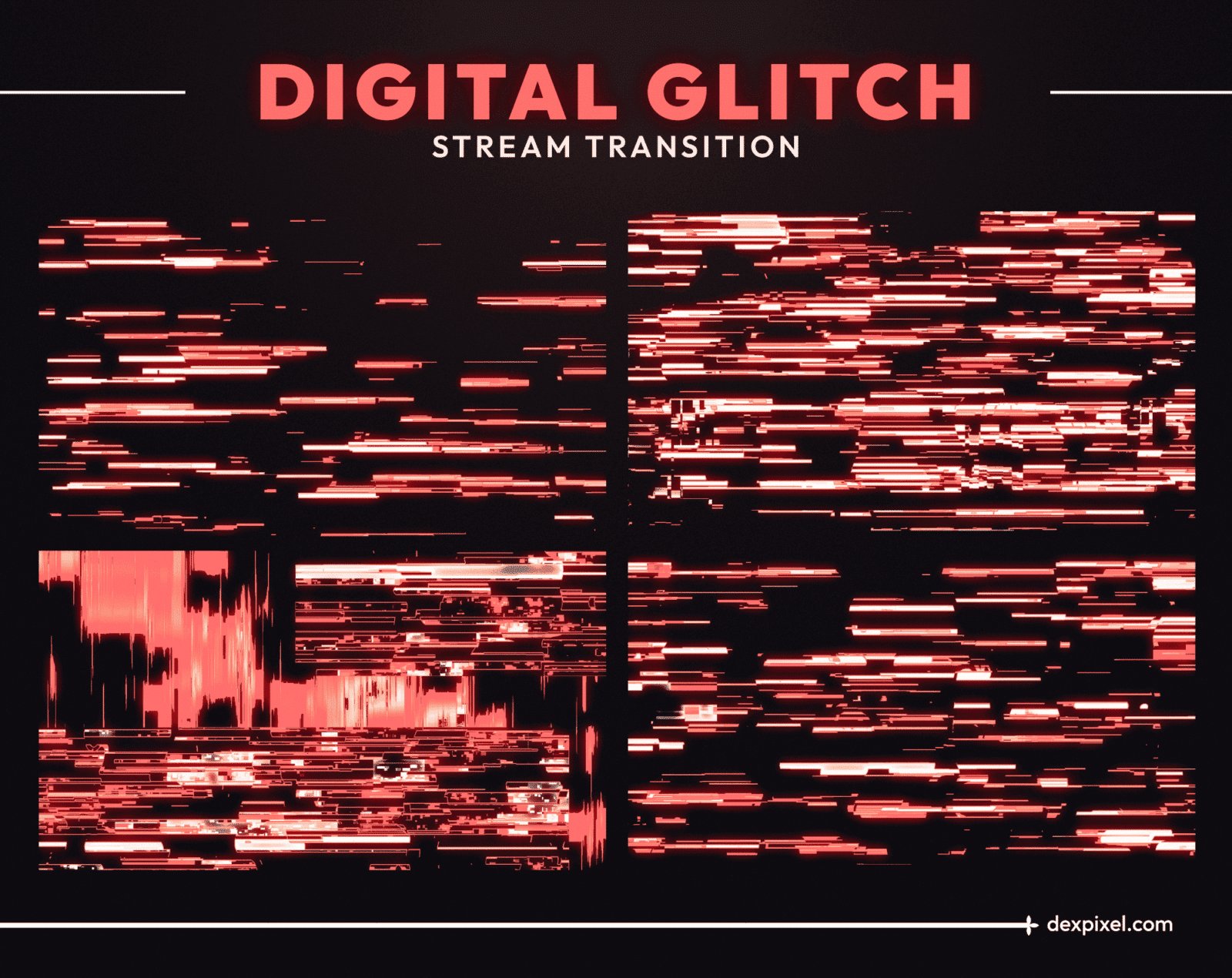 Red Glitch Transition