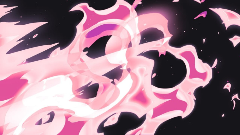 Pink Pastel Fire Cast Cartoon Stream Transition OBS Stinger