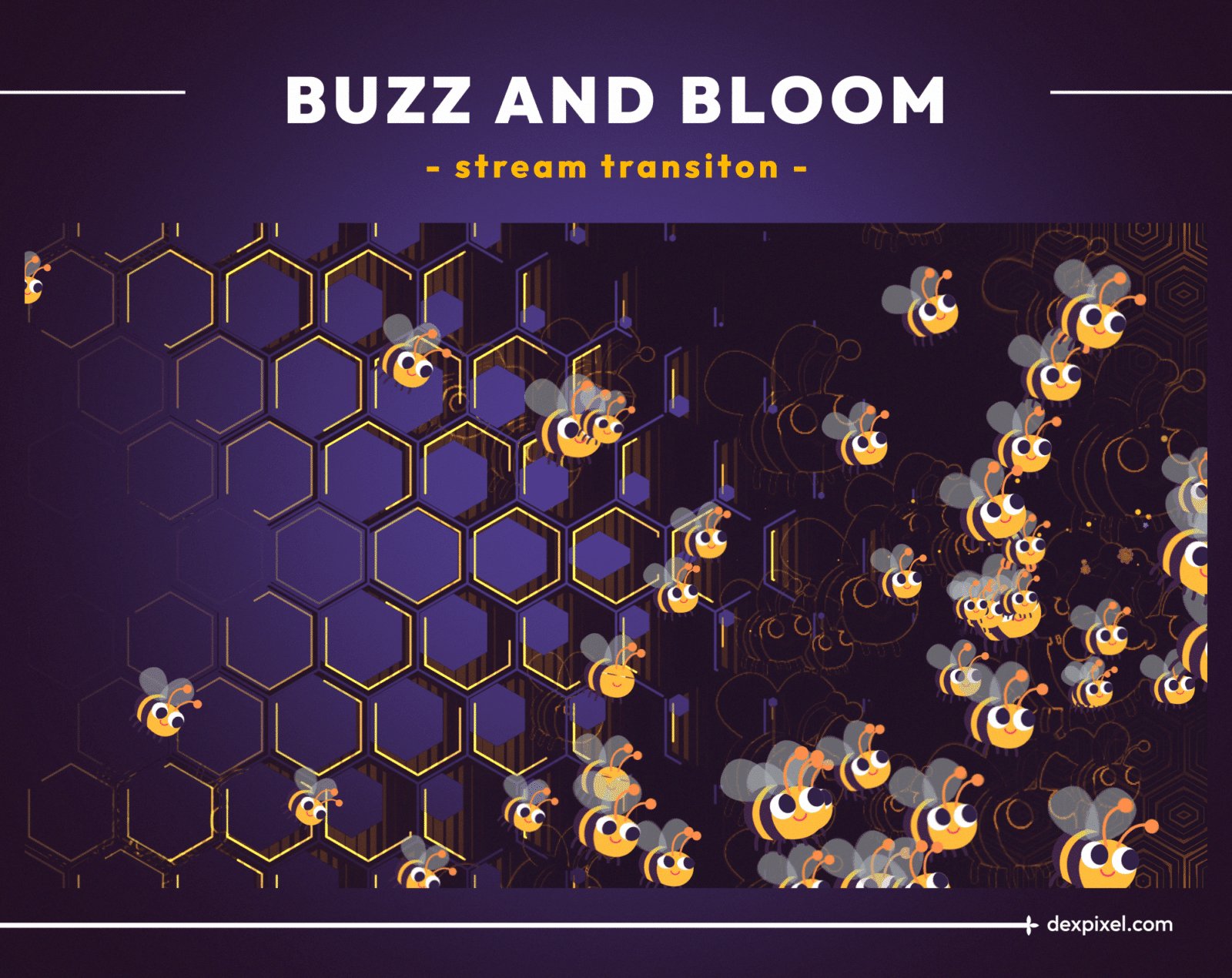 Buzz and Bloom Animated Stream Transition 3