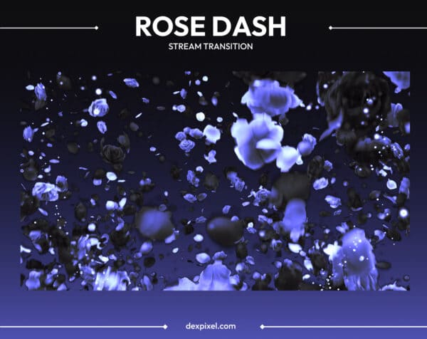 Scene Transition DexPixel 8 Rose Dash Blue