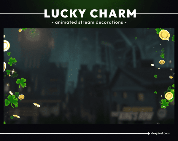St Patrick Clover and Coins Stream Animation Decoration 3