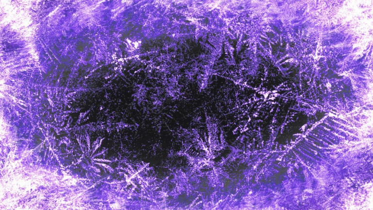 Purple Winter Frost Ice Stream Transition OBS Stinger