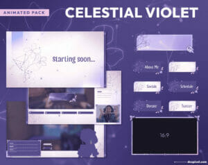 Celestial Violet Stream Pack