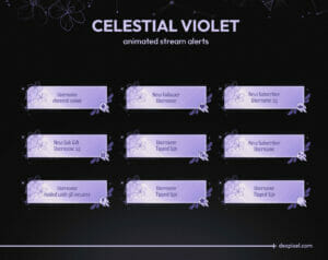 Celestial Violet Stream Alerts