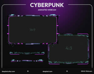Cyberpunk Glitch Webcam