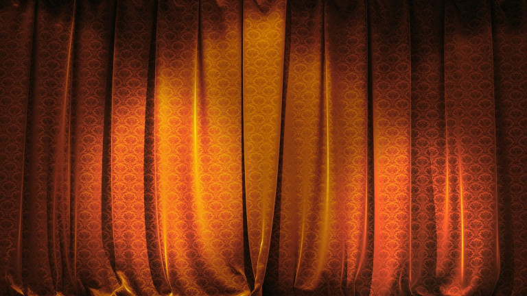 Gold Curtain Call Theater Stream Stringer Transition OBS