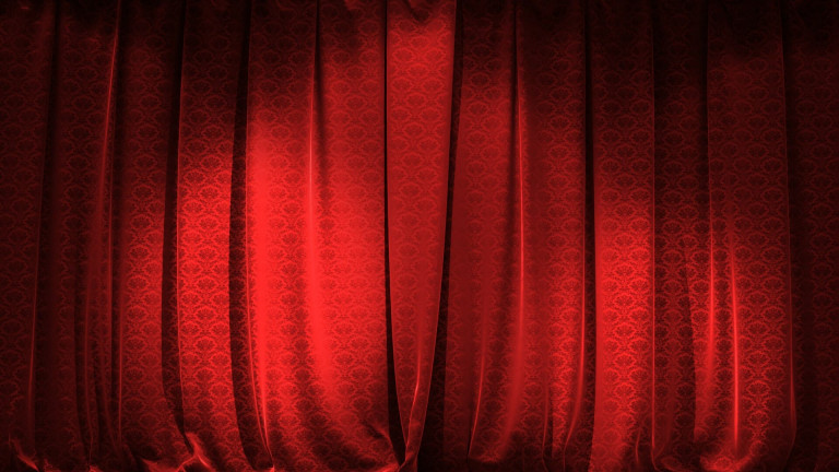 Red Curtain Call Theater Stream Stringer Transition OBS