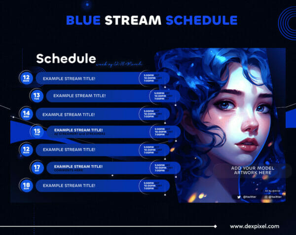 Blue Stream Schedule 8