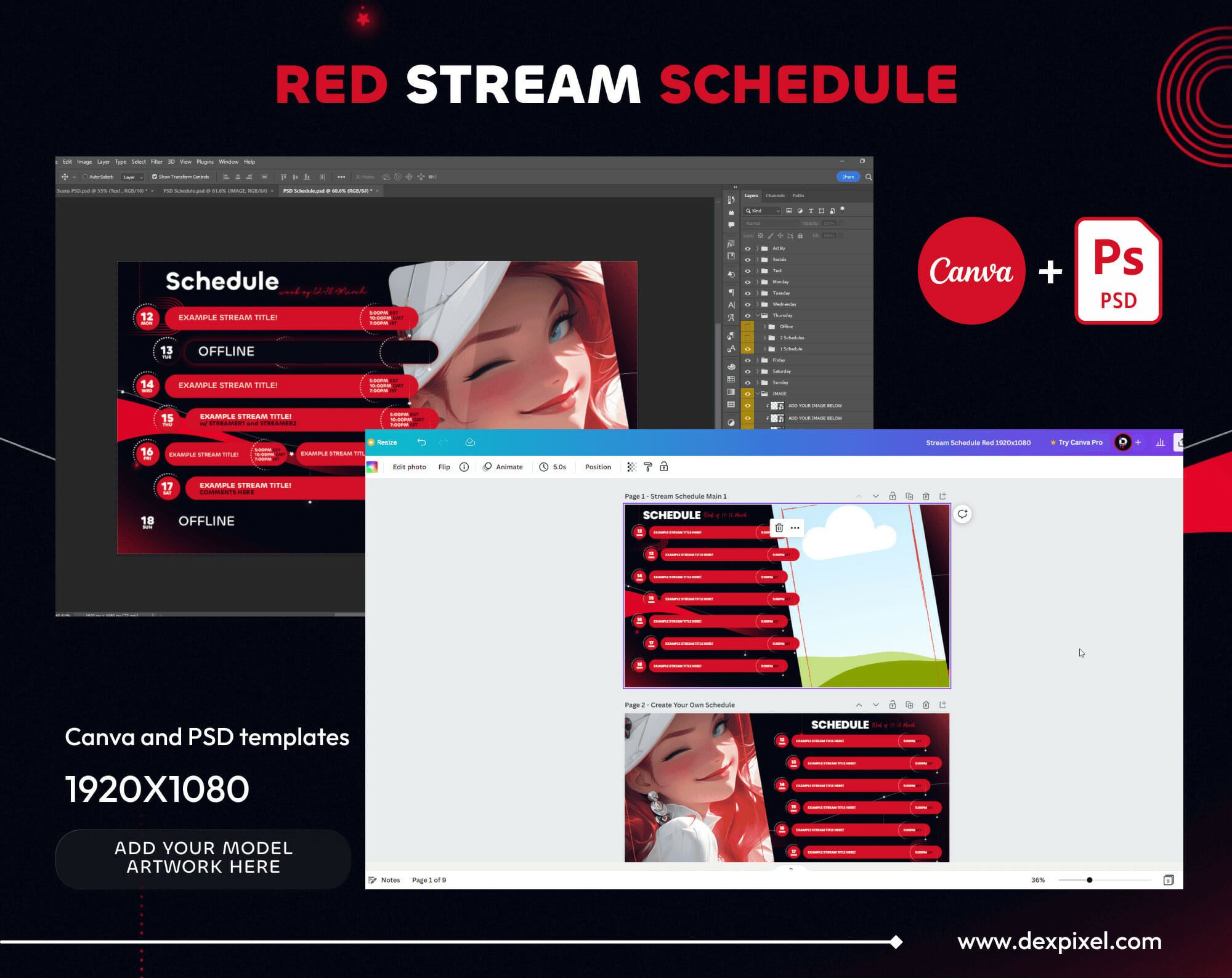 Red Stream Schedule 6