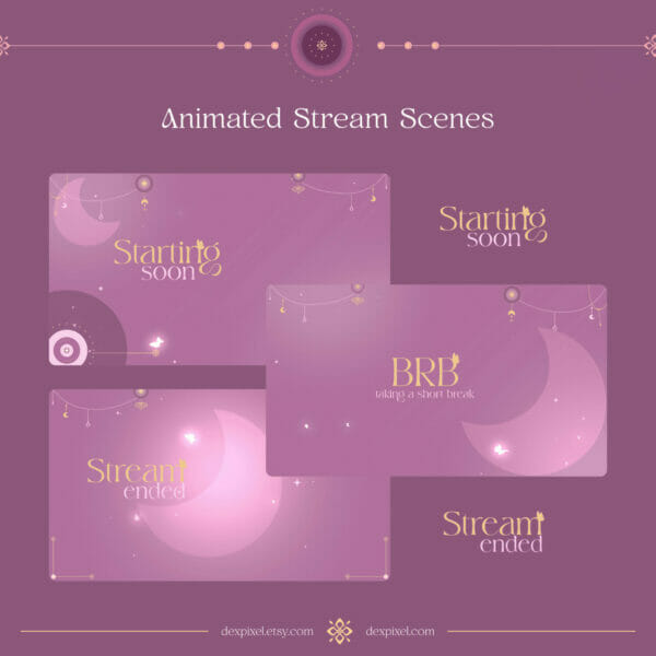 Pink Lunar Charm Stream Pack Included 1
