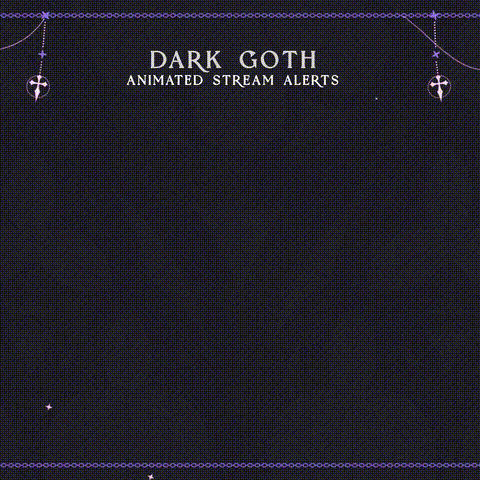 Purple Goth Animated Stream Halloween Pack Alerts (1)