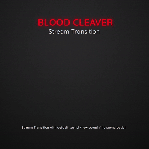 Blood Cleaver Scary Horror Blood Halloween Stream Transition 1