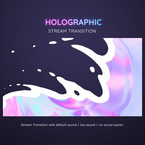 Holographic Trippy Splash Liquid Stream Transition 5