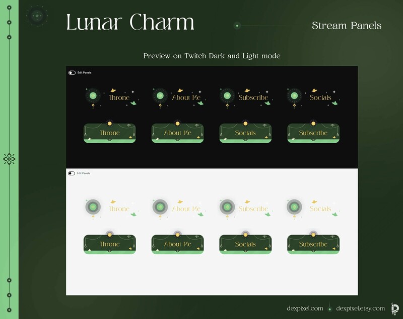 Lunar Charm Stream Panels 3
