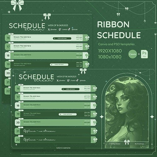 Green Ribbon Stream Schedule 1