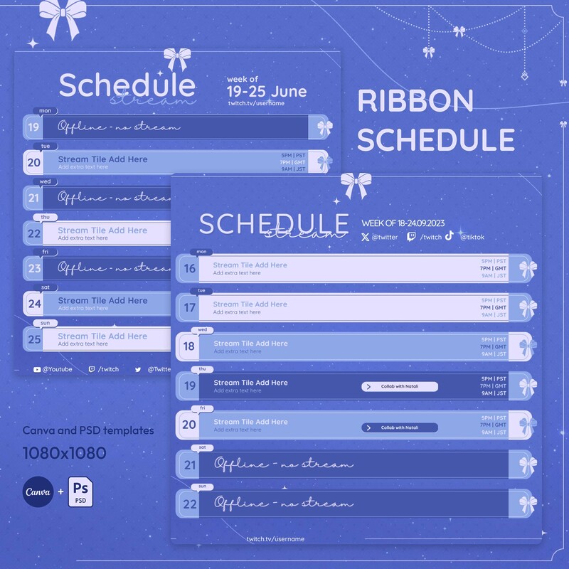 Blue Ribbon Stream Schedule 4