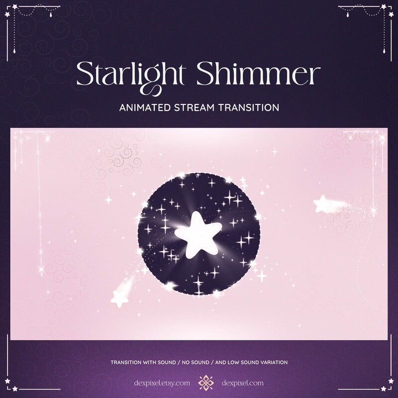 Starlight Shimmer Animated Stream Transition 3