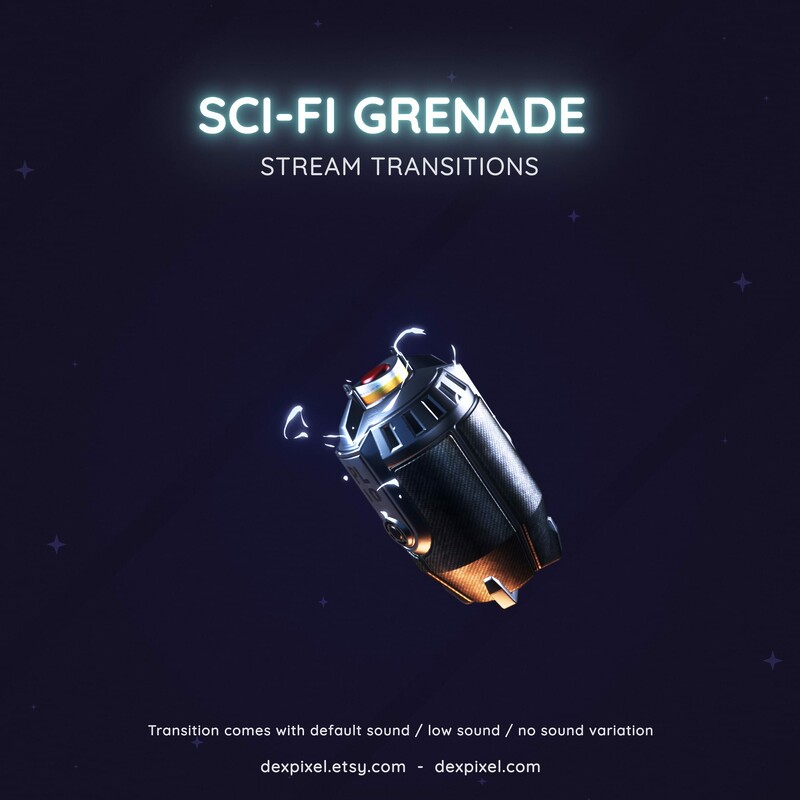 Flashbang Sci Fi Grenade Transition OBS Stinger 3