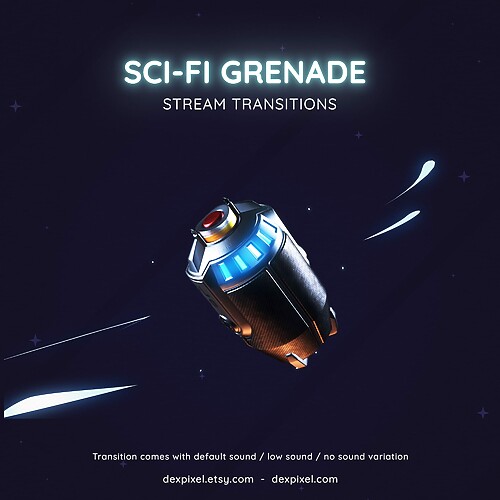 Flashbang Sci Fi Grenade Transition OBS Stinger 5