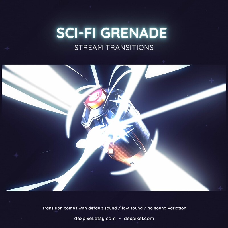 Flashbang Sci Fi Grenade Transition OBS Stinger 6