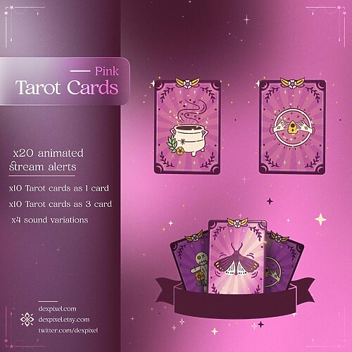 Tarot Cards Preview Pink 2