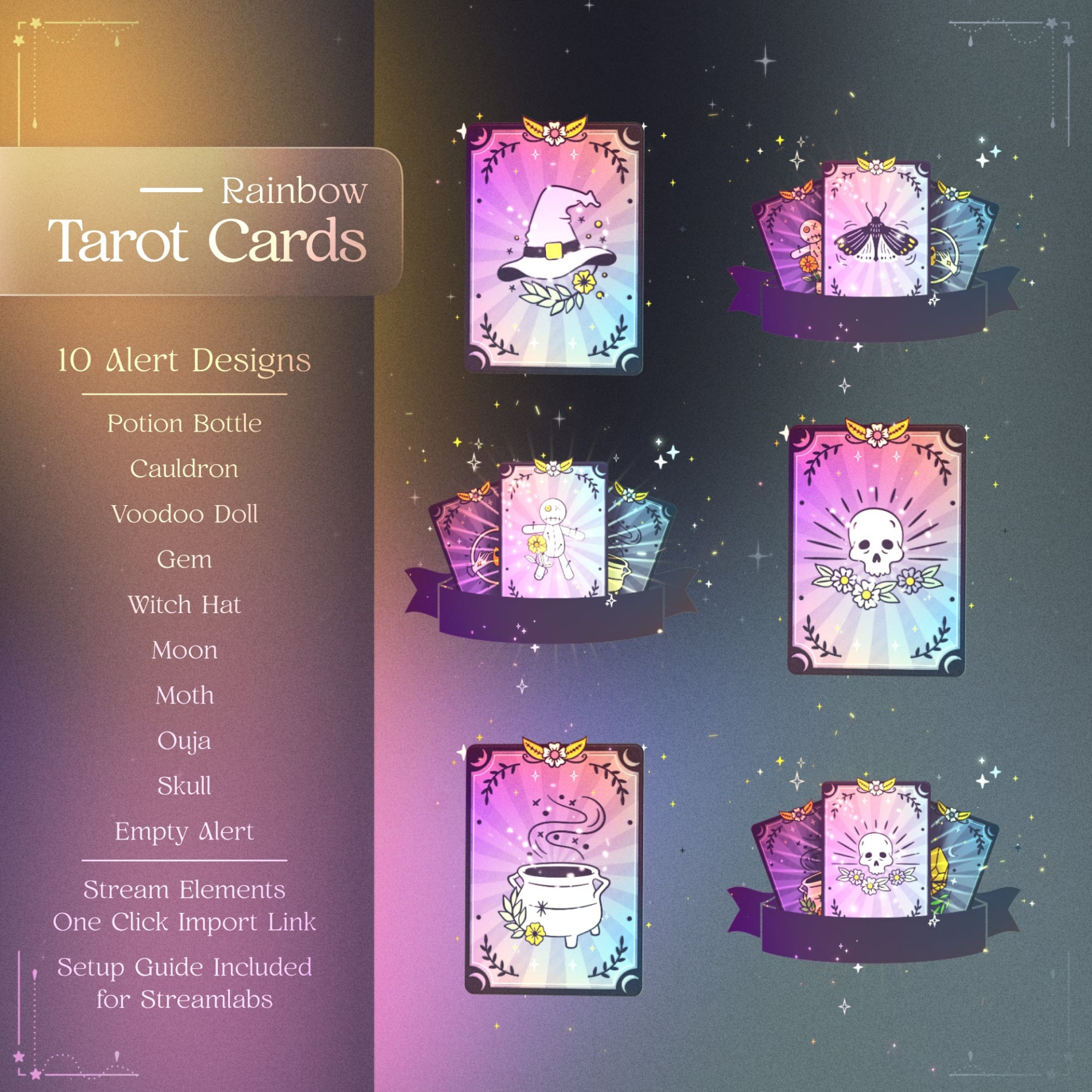 Tarot Cards Preview Rainbow 3