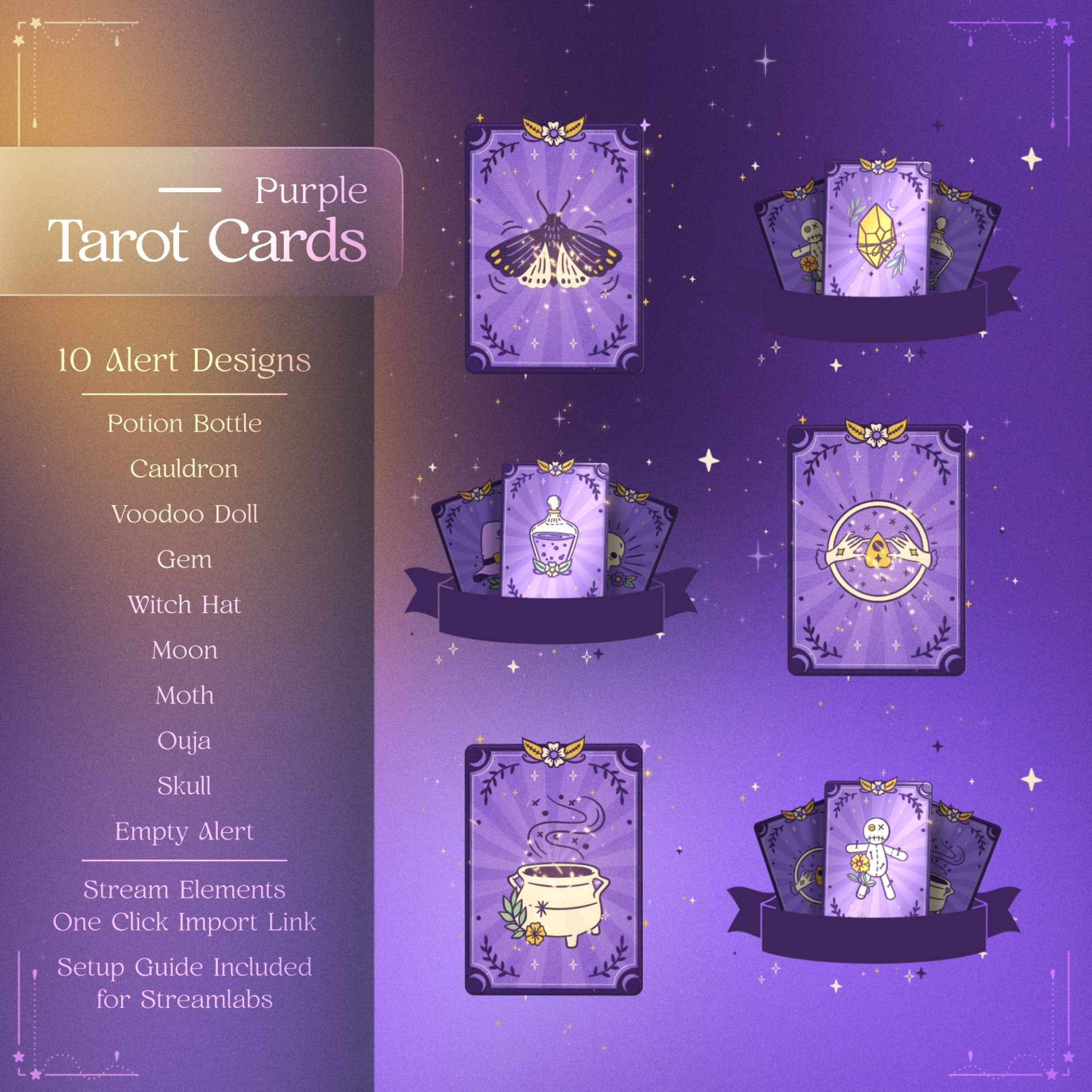 Tarot Cards Preview Purple 3