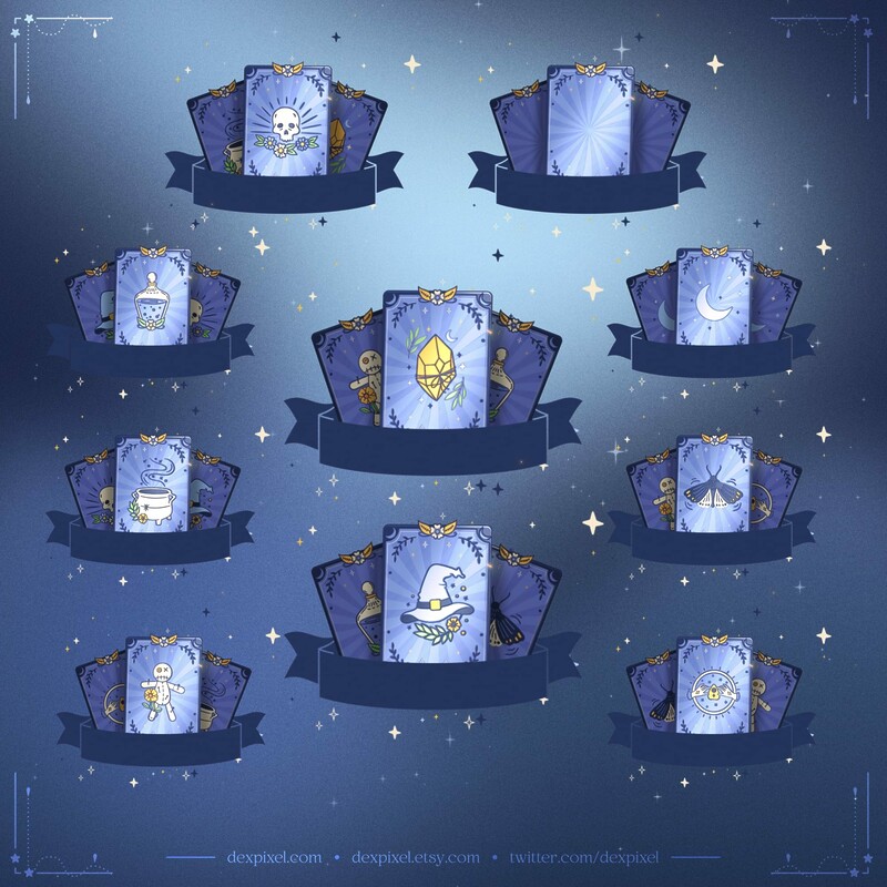 Tarot Cards Preview Blue 1