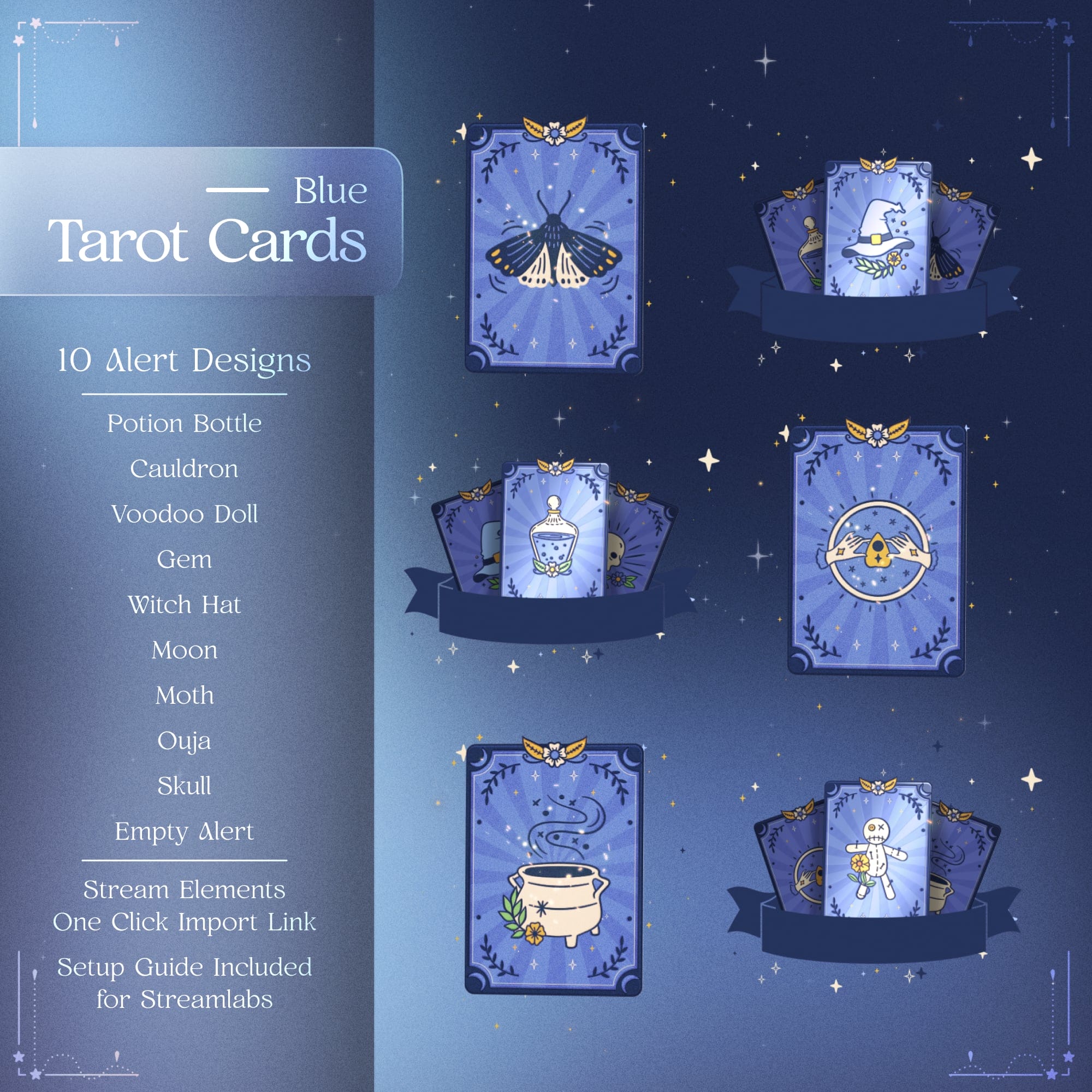 Tarot Cards Preview Blue 3